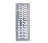 XAGMODSHN Set di 240 punte ovali corte per falsa arte, in resina francese, con adesivi per dita