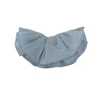 XAGMODSHN Sofisticato fermaglio per capelli in tessuto nero con elastico per capelli a doppio strato, accessorio adatto per varie occasioni