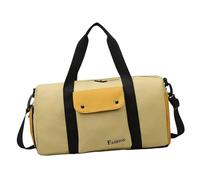 XAGMODSHN Spaziosa borsa a tracolla impermeabile per sport di viaggio con tasche multiple pratiche borse a tracolla in tessuto Oxford borsa da palestra borsa da fitness, Giallo, Bellezza di massa