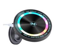 XAGMODSHN Supporto di ricarica magnetico per 16 15 Supporto per telefono con luce a LED Cruscotto Air Vent Mount Phone Charging Stand