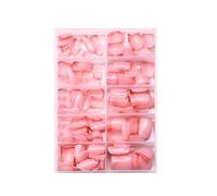 XAGMODSHN Unghie artificiali eleganti Unghie finte quadrate Unghie finte 120 pezzi Stick on Nails Press on Nails Fashion Nails Art