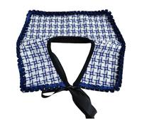 XAGMODSHN Vintage Falso Collare Modello Geometrico Scialle Regolabile Avvolgere Per Le Donne Camicetta Marinai Accessori Decorativi Elegante Collo
