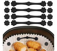 Xahpower 12 Pezzi Magneti in Silicone per Friggitrice ad Aria, Calamite Friggitrice ad Aria, Lavabile e Riutilizzabile, Accessori per Tenere Premuto Pergamena Carta