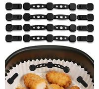 Xahpower 12 Pezzi Magneti in Silicone per Friggitrice ad Aria, Calamite Friggitrice ad Aria, Lavabile e Riutilizzabile, Accessori per Tenere Premuto Pergamena Carta