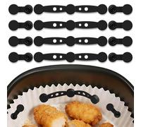 Xahpower 12 Pezzi Magneti in Silicone per Friggitrice ad Aria, Calamite Friggitrice ad Aria, Lavabile e Riutilizzabile, Accessori per Tenere Premuto Pergamena Carta