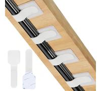 Xahpower 50 Pezzi Organizzatore Cavi Autoadesivo, Portacavi Sotto Scrivania Riutilizzabili, Clip Cavi per Ufficio/Casa (Bianco)