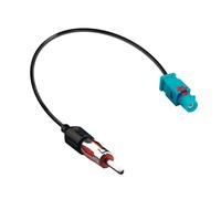 Xahpower Adattatore Antenna Autoradio Fakra Z Maschio a Spinotto DIN per Audi, BMW, Fiat, VW, Skoda, Peugeot, Ford