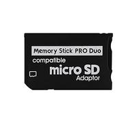 Xahpower Adattatore per Scheda di Memoria Micro SD per PSP, Scheda Micro SD TF a Memory Stick PRO Duo Scheda MagicGate per Sony Playstation 1000/2000/3000, PSP Slim, Fotocamera, Handycam