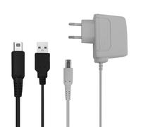 Xahpower Caricatore Set per Nintendo 3DS, Cavo di Ricarica USB e Caricabatterie Compatibile con Nintendo 2DS, DSi, DSi XL, 3DS XL, New 3DS, New 3DS XL, New 2DS XL, New 2DS, 2DS XL