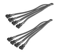 Xahpower PWM 4 Pin Cavo Splitter Ventilatore, 2 Pezzi Fan Splitter Cavo per Ventola Del Computer PC