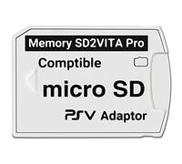 Xahpower SD2Vita 6.0 Micro SD Memory Card Adattatore per PS Vita, Ultimate 6.0 Versione Compatibile con PSV 1000/2000 3.65 HENkaku Enso System