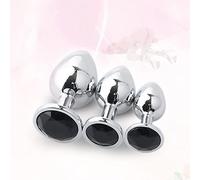 XaiYimee 3-Piece Creative Round Black Crystal Base for Men And Women Ƀ TT PL ụ g Toy Gift Box
