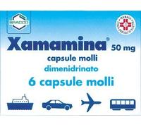 Xamamina 50 mg Dimenidrato Antiemetico 6 Capsule Molli