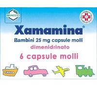 Xamamina Bambini 25 mg Dimenidrato Antiemetico 6 Capsule Molli