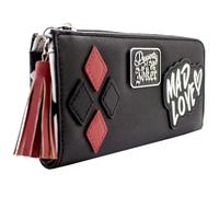 Xamic Harley Baddie Quinn Proprietà del Joker Amore Folle Borsa/Portamonete Clutch Tasca per Monete & Porta Carte, Nero
