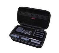 XANAD Borsa da Trasporto per Action Cam Insta360 X5 X4 X3 ONE X2 GO 3, Borsa a Tracolla Compatibile con Selfie Stick Invisibile 114 cm e Accessori(Nero)