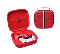 XANAD Custodia per controller wireless 2 in 1 per Xbox/Playstation/Nintendo Switch/PowerA/ELISWEEN/GameSir/Diswoe/Tianhoo, custodia protettiva da viaggio rigida per il trasporto (rosso)