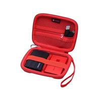 XANAD Custodia per Samsung T7/Shield/T9/ Netac ZX20 / Crucial X9/X10 Pro/Toshiba 512GB 1TB 2TB 4TB External SSD (Rosso 2)