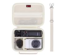 XANAD Custodia rigida da viaggio per Sony Alpha ZV-E10/ZV-E1/ZV-E10 II Vlogger Digital Camera & Vlogger kit di accessori treppiedi (GP-VPT2 BT) e microfono, con tracolla e tasca a rete per
