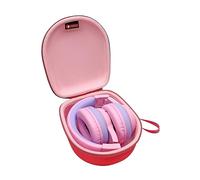 XANAD Custodia Rigida per Cuffie Bambini - Astuccio Universale iClever EarFun Philips Belkin iFecco Nabevi - Valigetta Viaggio Manico Portatile Bambini Resistente Urti Acqua (Rosa)