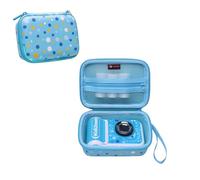 XANAD VTech Kidizoom Printcam Borsa Selfie e videocamera per bambini dai 4 ai 12 anni (punto blu)