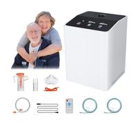 Xandoril - Concentratore di ossigeno portatile per la casa, concentratore di ossigeno per uso domestico, 90%, 1-7 l/min, doppio utilizzo di telecomando e touch screen, ≤ 45 dB, basso rumore
