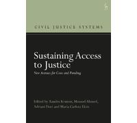 Xandra Kramer Sustaining Access to Justice (Copertina rigida)