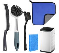 XANGNIER Kit di spazzole per la pulizia della lavatrice con caricamento dall'alto, 5 pezzi, senza agitatore, per la pulizia della lavatrice