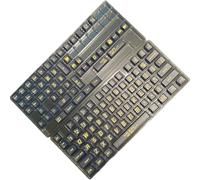 XANHOY 130PCS Ergonomico Keycaps 130Keys Contenuto Spessore Keycap Set per Gamers programmatori Tastiere Meccaniche