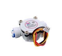 XANHOY 2 Punti PE Sensore di Flusso d'Acqua Flussometro Facile Installare G 1/4" Interfaccia di Connessione Veloce G 1/4" Sensore di Flusso del Contatore dell'Acqua