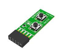 XANHOY 2x5Pin a Resets Button+Pulsante di Accensione Adattatore Scheda di Commutazione con Indicatori LED per PC Desktop per WIN7/10/11