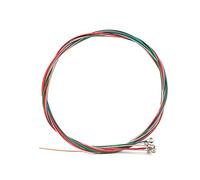 XANHOY Set di 6 corde colorate di ricambio per chitarra acustica folk, 11-52, in filo di acciaio