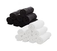 Xanitalia Asciugamano Spugna Nera per Parrucchiere e Barbiere 50x90 cm (370.338)