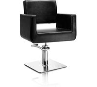 Xanitalia Pro Hair King Base Quadrata Poltrona Da Parrucchiere, Nera - 5470 Gr, nero