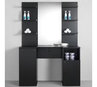XanitaliaPro Mobile Parrucchiere Completo con Specchio e Mensole in Legno