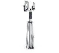 Xanlite PR10W2T - Proiettore da cantiere su rete treppiede 20 W-6500 K-IP44-2x800 LM