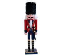 Xanorrg 1 Pezzo Schiaccianoci Natalizi In Legno Soldato Display Per Burattini Ornamento Per Decorazioni Natalizie In Cucina In Legno