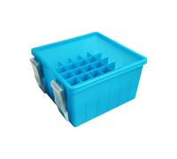 Xanorrg 36 Griglie Pesca Esche per Esche Organizzatori Pesciolini Punteggiature Calamari Contenitore Duro Lento Web Foote Cassette Foderatenate Foderate