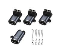 Xanorrg 4 Pz Tipo C per Guardare Adattatori Ricarica Connettori Convertitore Accessorio da Viaggio per 7/6/6 S/5/5 S Inteligent Orologi Fitness Adattatore Alimentazione