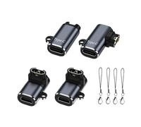 Xanorrg 4 Pz Tipo C per Guardare Adattatori Ricarica Connettori Convertitore Accessorio da Viaggio per 7/6/6 S/5/5 S Inteligent Orologi Fitness Adattatore Alimentazione