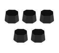 Xanorrg 5pcs Tennis Racket End Caps Racquet Coperchi Copertine Posteriori Cover Fine Caps Manage Protector per Racquetball Enduring Tennis Butt
