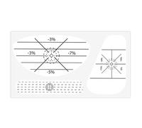 Xanorrg Adesivo per Pratica Swing da Golf Etichetta Nastro Impatti Impatto Club Autoadesivo Aiuto Pratica Swing Indicatore Mazza da Golf