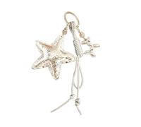 Xanorrg Attacco Per Borsa Dal Design Contemporaneo A Forma Stella Con Decorazioni Perline E Ciondolo Portachiavi In corda Resistente Per Zaino Portachiavi Con Cane E Palloncino A Forma Stella