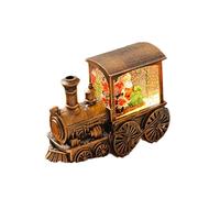 Xanorrg Babbo Natale Dettagliata Pratica Da Pupazzo Neve Babbo Che Guida Treno Figure Per I Decori Stagionali Del Collezionista