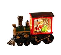 Xanorrg Babbo Natale Dettagliata Pratica Da Pupazzo Neve Babbo Che Guida Treno Figure Per I Decori Stagionali Del Collezionista