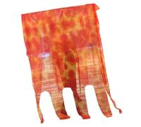 Xanorrg Bandiere Culto della Danza Lode con Asta Scalabile Modello Fiamma Chiesa per Ballerini Modello Fiamma Doppie Bandiere Accessori Danza