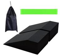 Xanorrg Barella per Polpacci Inclinazioni Tavola Squat Cunei Blocco Allenamento La Macchina Gambe Equilibri Durevoli Antiscivolo Cunei Blocco Equilibrio