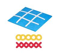 Xanorrg Bastolo da Tavolo Tictactoe in Tessuto Non Tessuto con Molteplici Variazioni del Giocattolo Educativo per Bambini Risoluzione dei Problemi Strategia Logica per Bambini