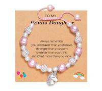 Xanorrg Bellissimo Braccialetto Regolabile A Tema Gioielli Personalizzati con Abbellimento Arcobaleno Giocoso Arcobaleno Perline