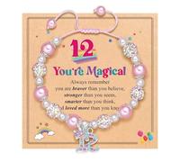 Xanorrg Bellissimo Braccialetto Regolabile A Tema Gioielli Personalizzati con Abbellimento Arcobaleno Giocoso Arcobaleno Perline